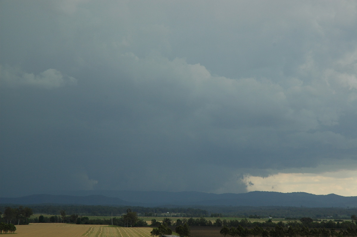 cumulonimbus supercell_thunderstorm : N of Casino, NSW   8 November 2006