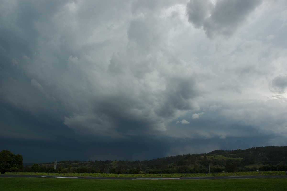 cumulonimbus supercell_thunderstorm : Wiangaree, NSW   8 November 2006