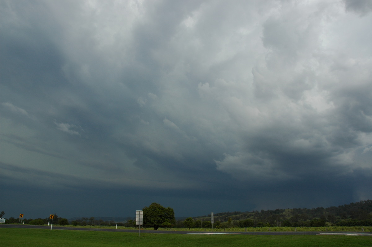 cumulonimbus supercell_thunderstorm : Wiangaree, NSW   8 November 2006