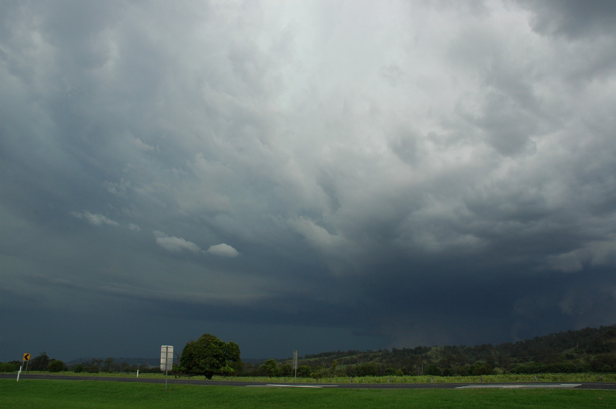 cumulonimbus supercell_thunderstorm : Wiangaree, NSW   8 November 2006