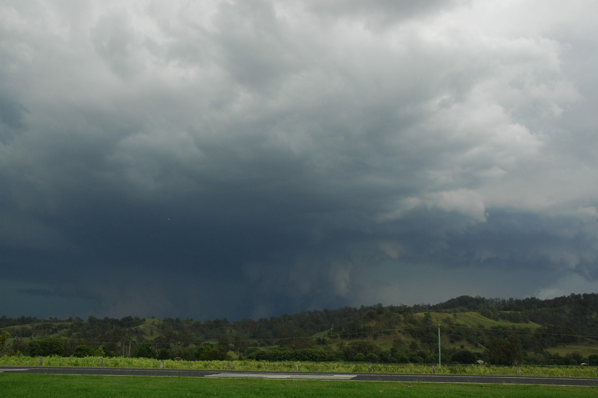 cumulonimbus thunderstorm_base : Wiangaree, NSW   8 November 2006