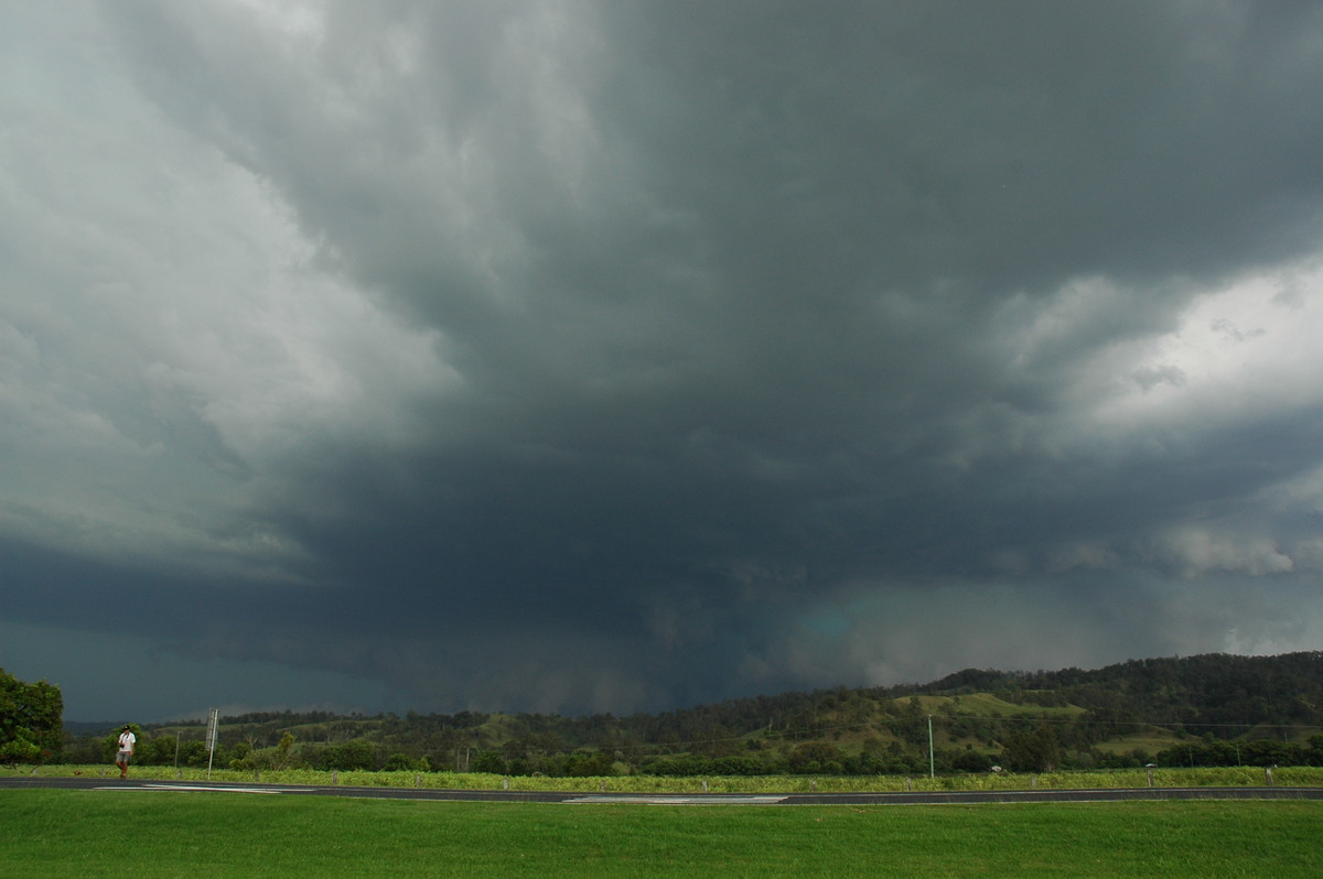 cumulonimbus supercell_thunderstorm : Wiangaree, NSW   8 November 2006