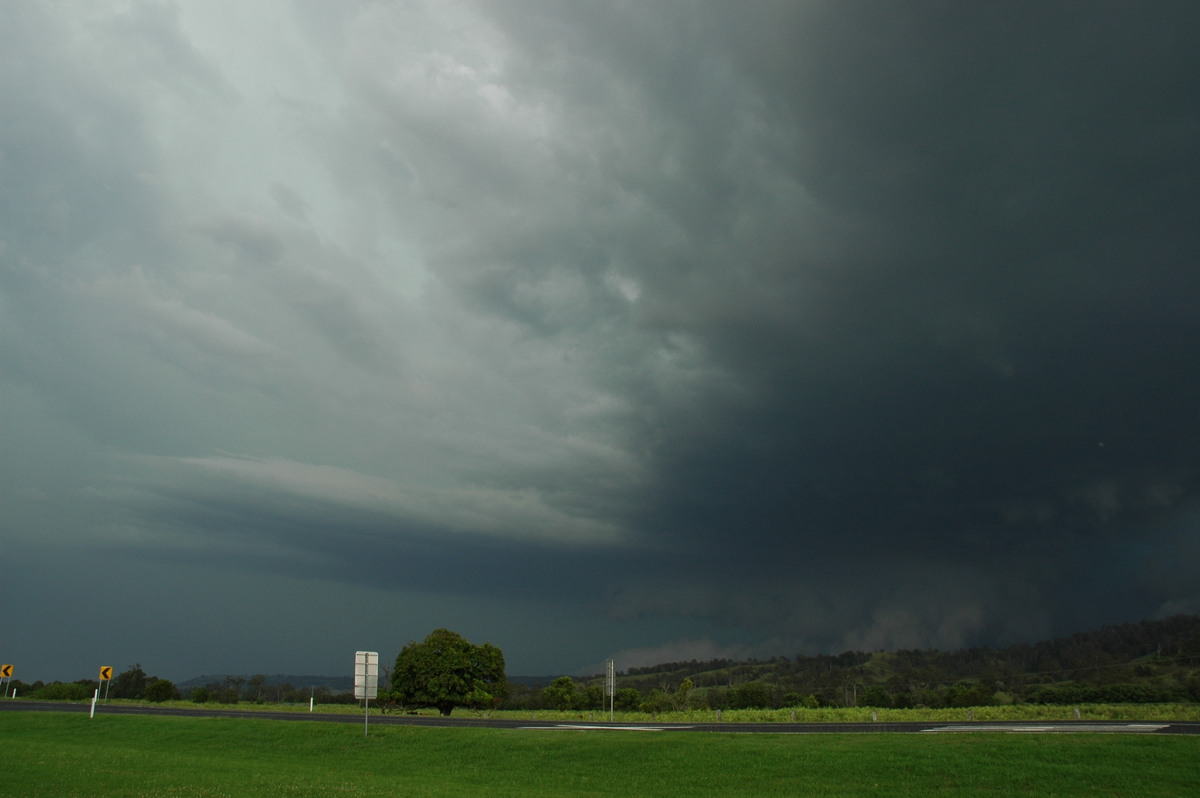 cumulonimbus thunderstorm_base : Wiangaree, NSW   8 November 2006