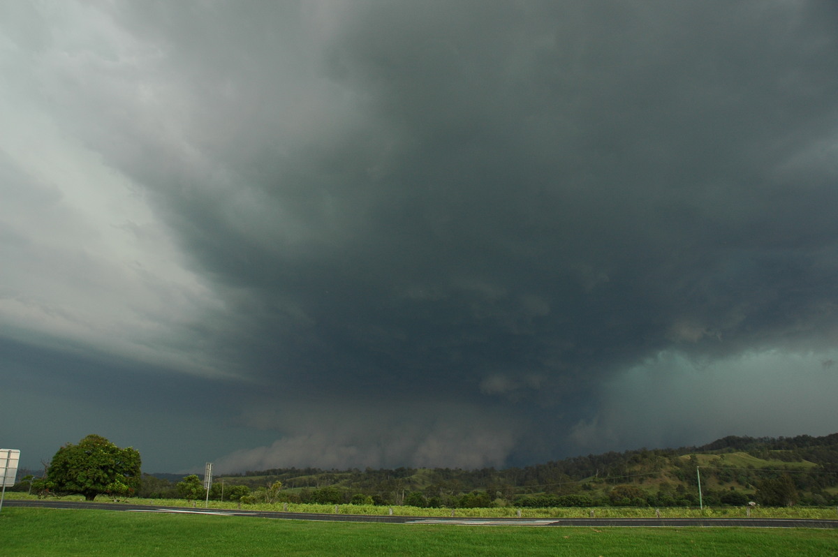 cumulonimbus thunderstorm_base : Wiangaree, NSW   8 November 2006