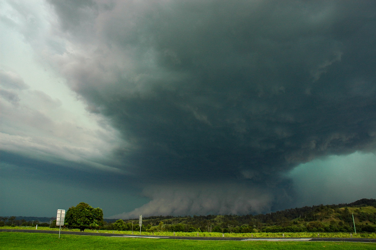 wallcloud thunderstorm_wall_cloud : Wiangaree, NSW   8 November 2006