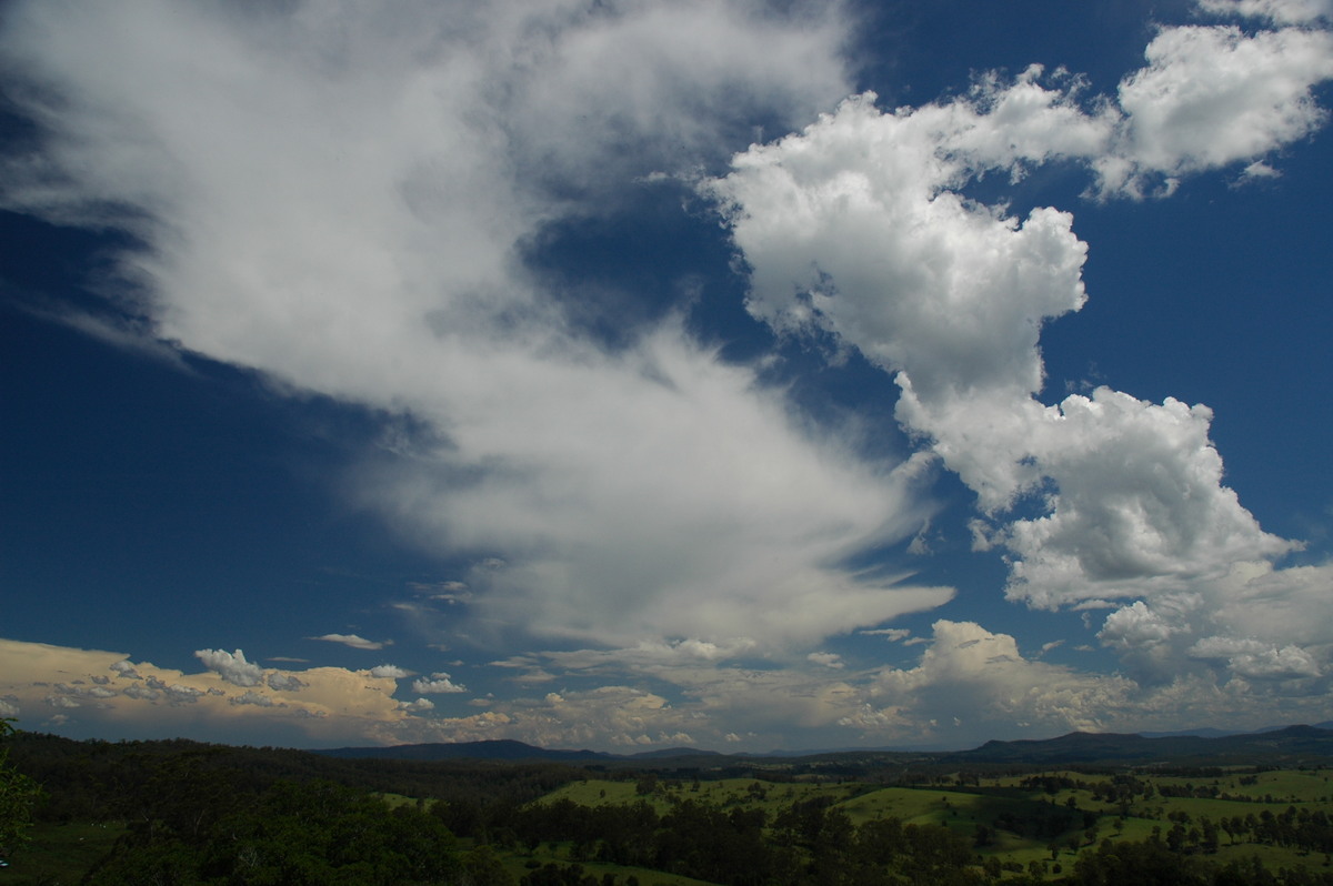 anvil thunderstorm_anvils : Mallanganee NSW   11 November 2006