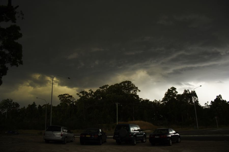 cumulonimbus thunderstorm_base : near F3 freeway Newcastle, NSW   13 November 2006