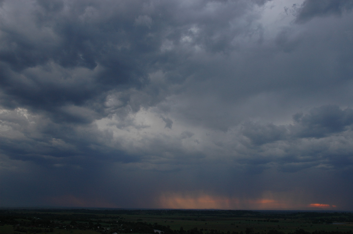 cumulonimbus thunderstorm_base : Wyrallah, NSW   13 November 2006