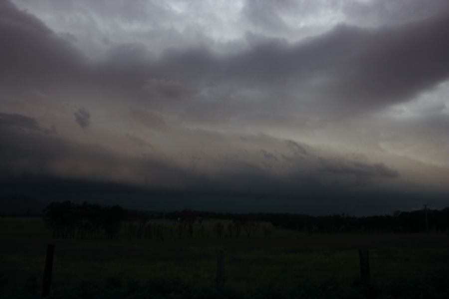 cumulonimbus supercell_thunderstorm : 20km S of Tenterfield, NSW   27 November 2006