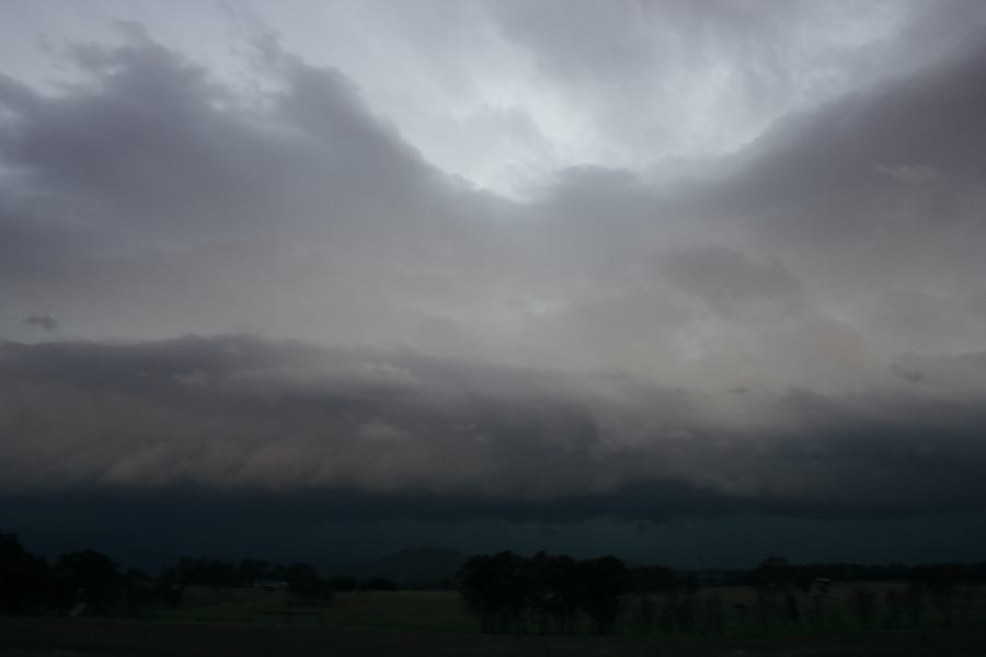 cumulonimbus supercell_thunderstorm : 20km S of Tenterfield, NSW   27 November 2006