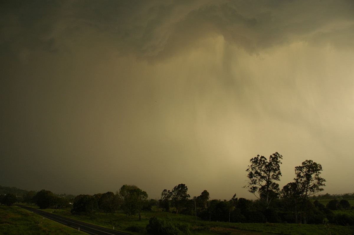 raincascade precipitation_cascade : Kyogle, NSW   29 November 2006