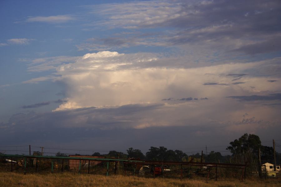 thunderstorm cumulonimbus_incus : Schofields, NSW   14 December 2006