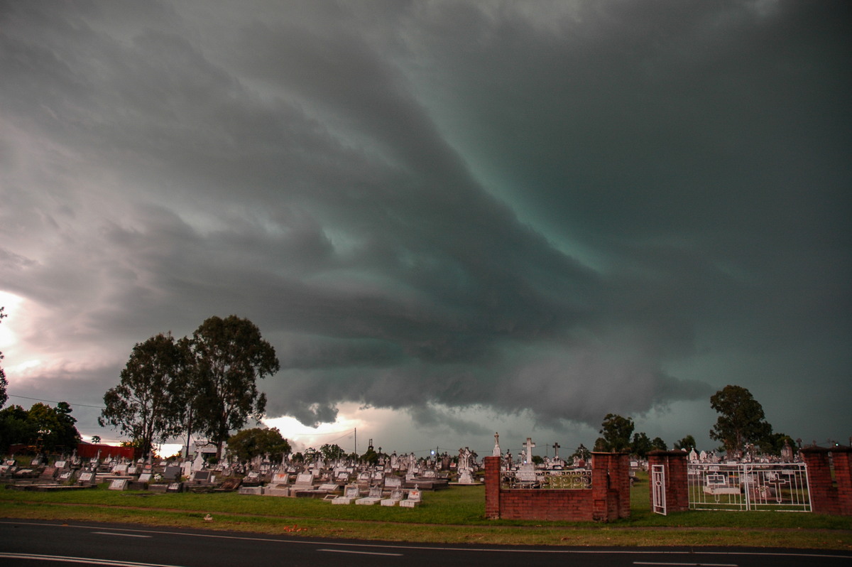 cumulonimbus thunderstorm_base : Casino, NSW   15 December 2006