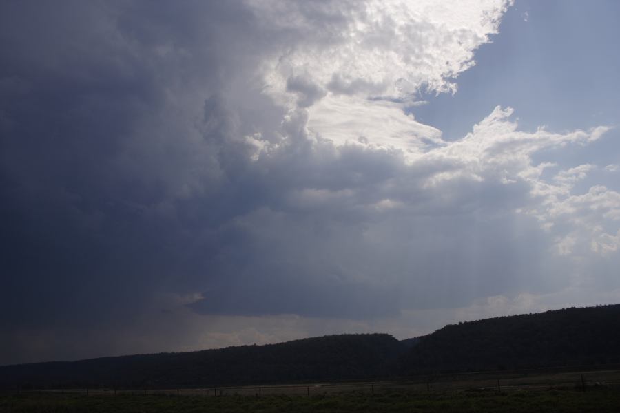 cumulonimbus supercell_thunderstorm : Castlereagh, NSW   12 January 2007