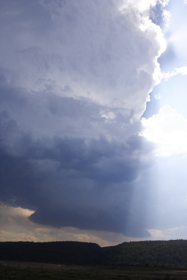 cumulonimbus supercell_thunderstorm : Castlereagh, NSW   12 January 2007