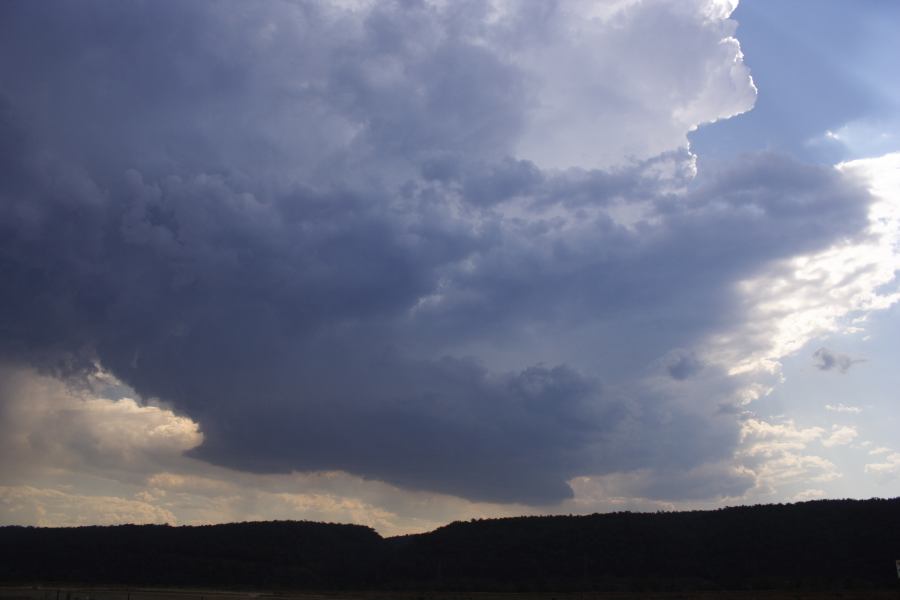 cumulonimbus supercell_thunderstorm : Castlereagh, NSW   12 January 2007