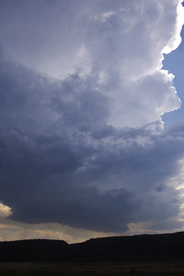 cumulonimbus supercell_thunderstorm : Castlereagh, NSW   12 January 2007