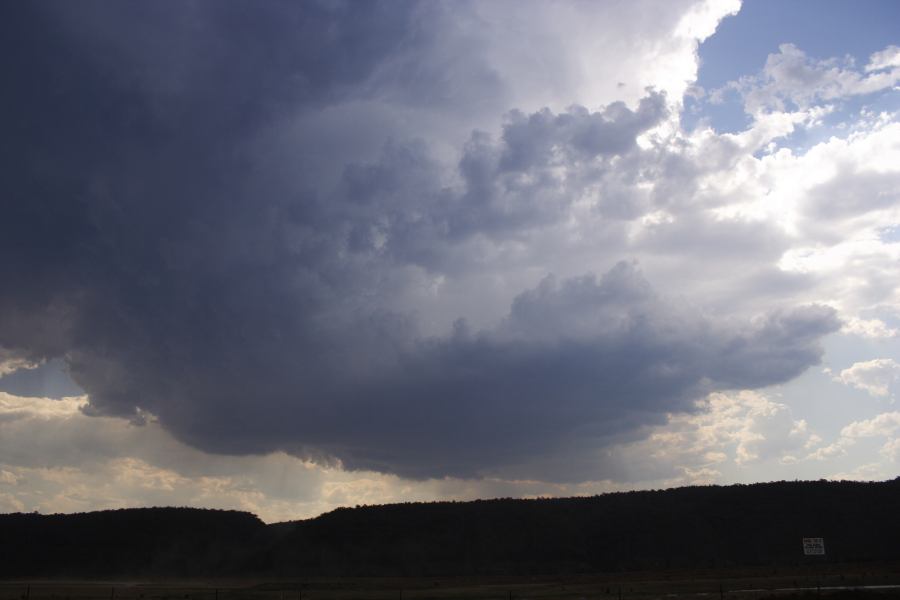 cumulonimbus supercell_thunderstorm : Castlereagh, NSW   12 January 2007