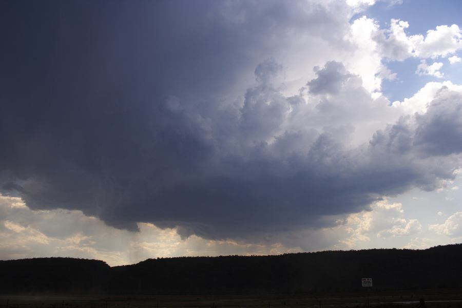 cumulonimbus supercell_thunderstorm : Castlereagh, NSW   12 January 2007