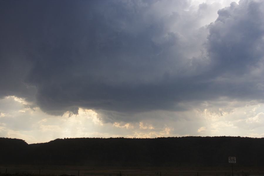 cumulonimbus supercell_thunderstorm : Castlereagh, NSW   12 January 2007