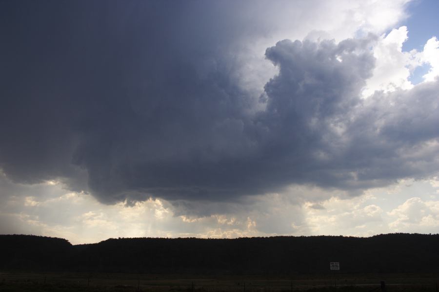 cumulonimbus supercell_thunderstorm : Castlereagh, NSW   12 January 2007