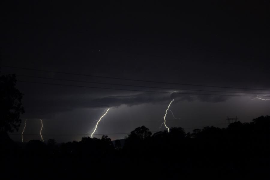 lightning lightning_bolts : E of Muswellbrook, NSW   12 January 2007