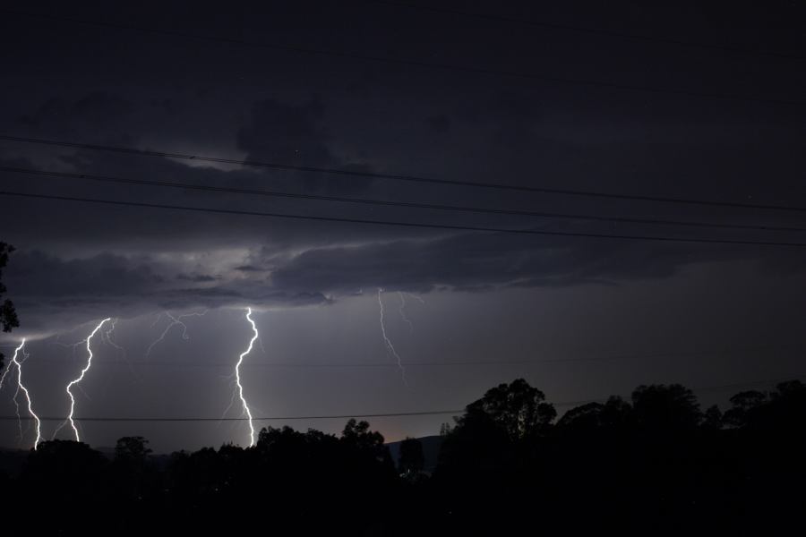 lightning lightning_bolts : E of Muswellbrook, NSW   12 January 2007