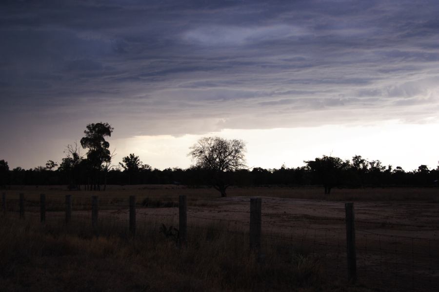 cumulonimbus thunderstorm_base : S of Inglewood, NSW   13 January 2007