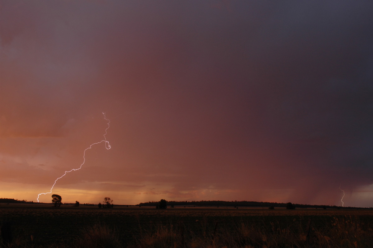 sunset sunset_pictures : near Milmerran, QLD   13 January 2007