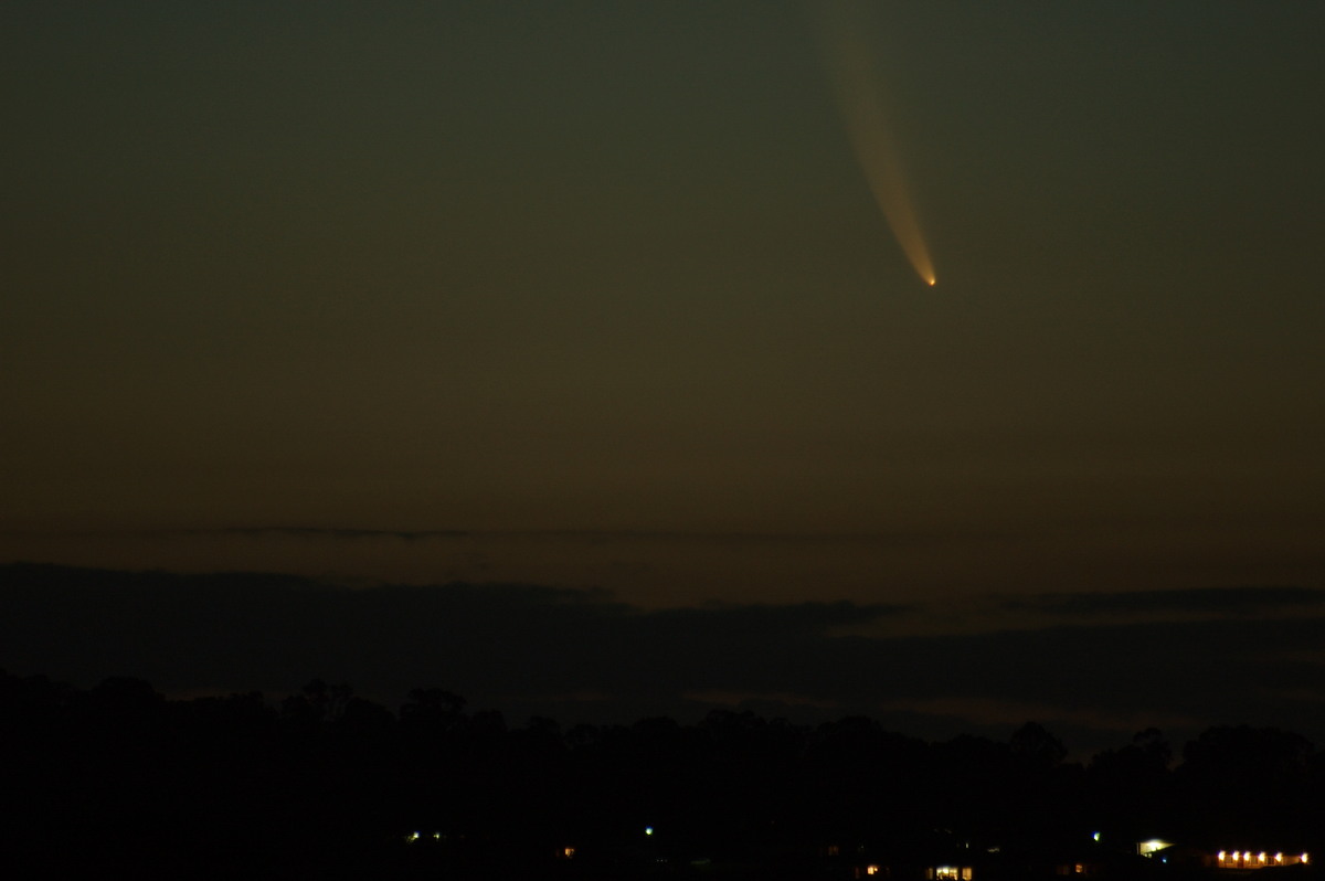 sunset sunset_pictures : Comet McNaught from McLeans Ridges   18 January 2007