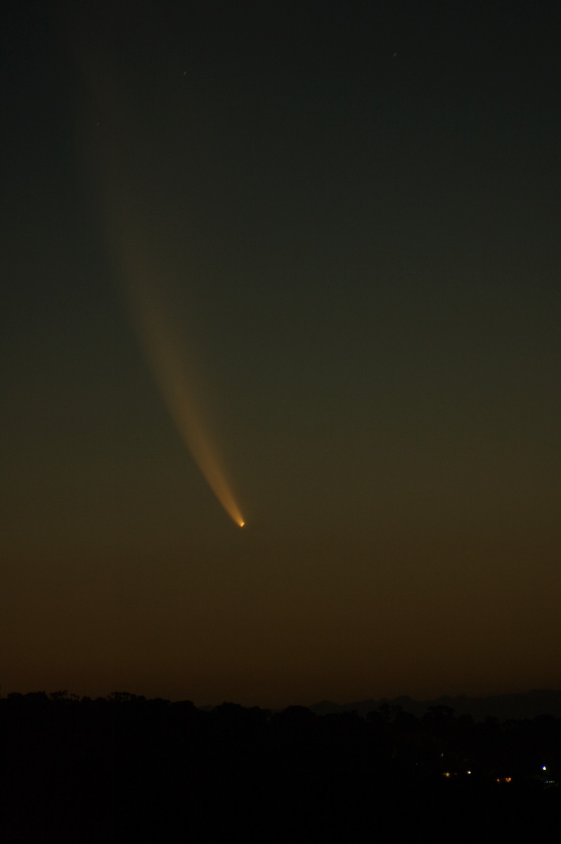 sunset sunset_pictures : Comet McNaught from McLeans Ridges   19 January 2007