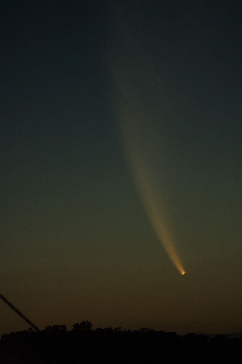 sunset sunset_pictures : Comet McNaught from McLeans Ridges   19 January 2007