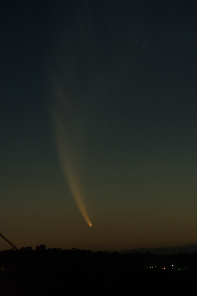 sunset sunset_pictures : Comet McNaught from McLeans Ridges   19 January 2007