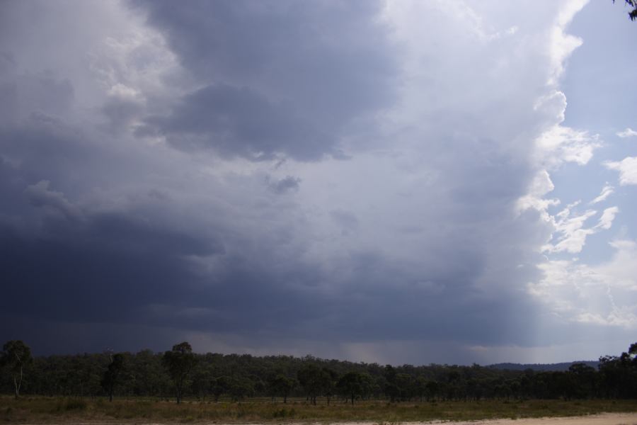 thunderstorm cumulonimbus_incus : ~20km N of Colo Heights, NSW   23 January 2007