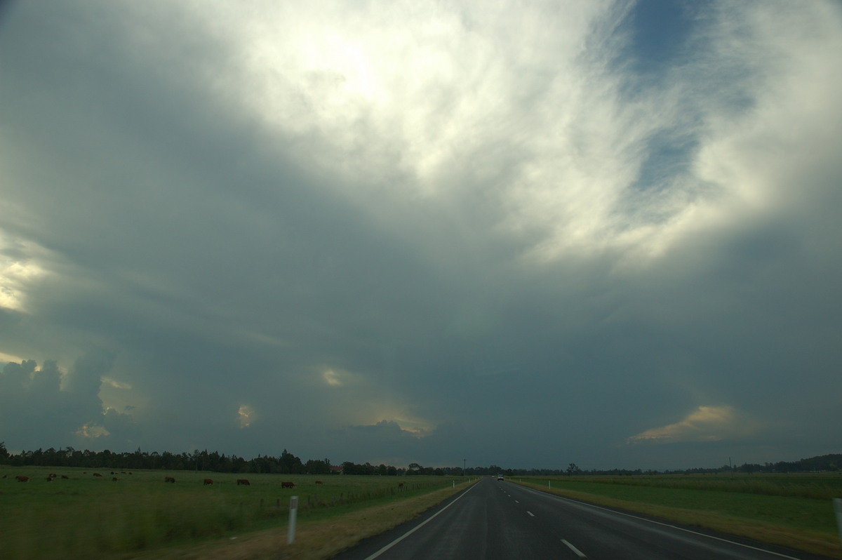 anvil thunderstorm_anvils : E of Casino, NSW   30 January 2007