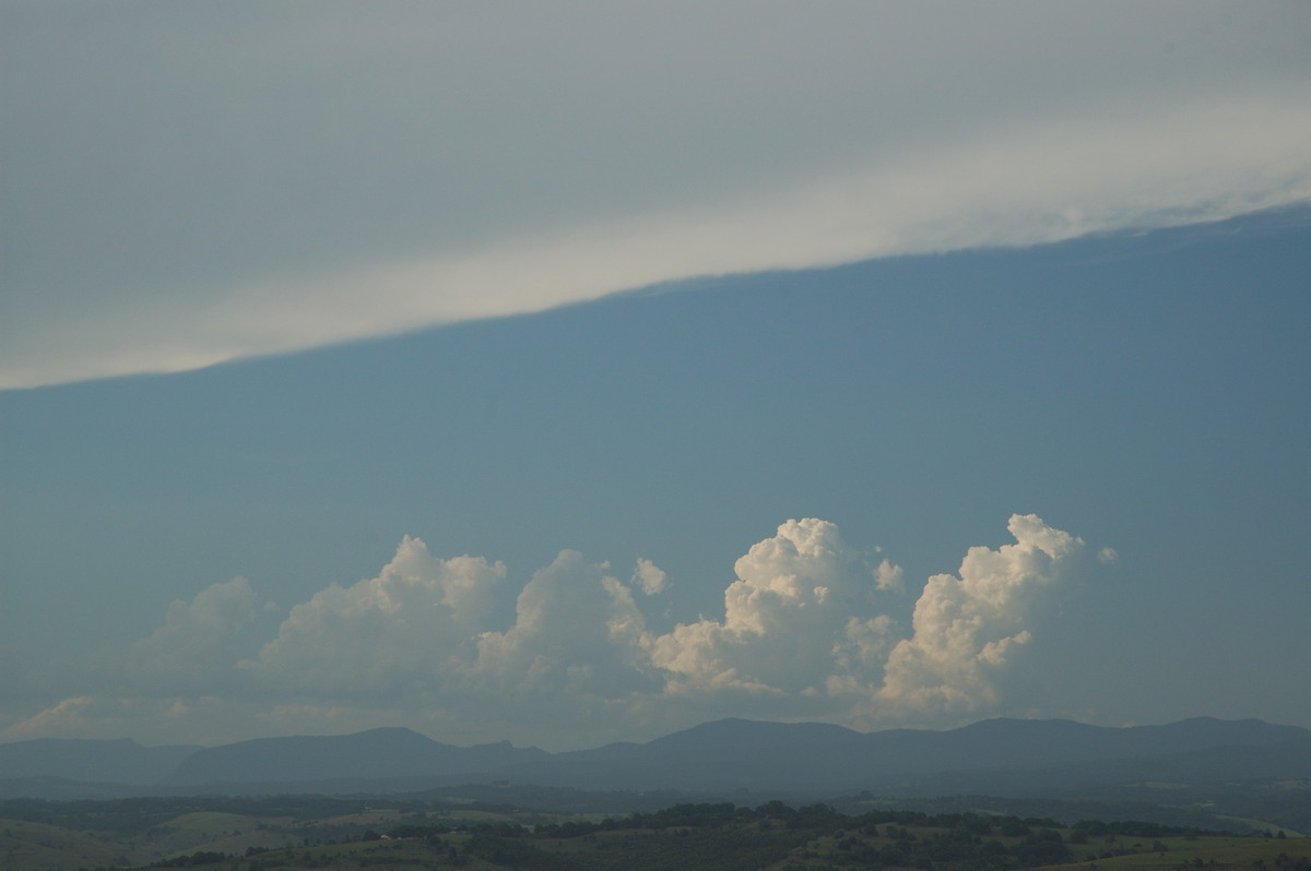 anvil thunderstorm_anvils : McLeans Ridges, NSW   31 January 2007