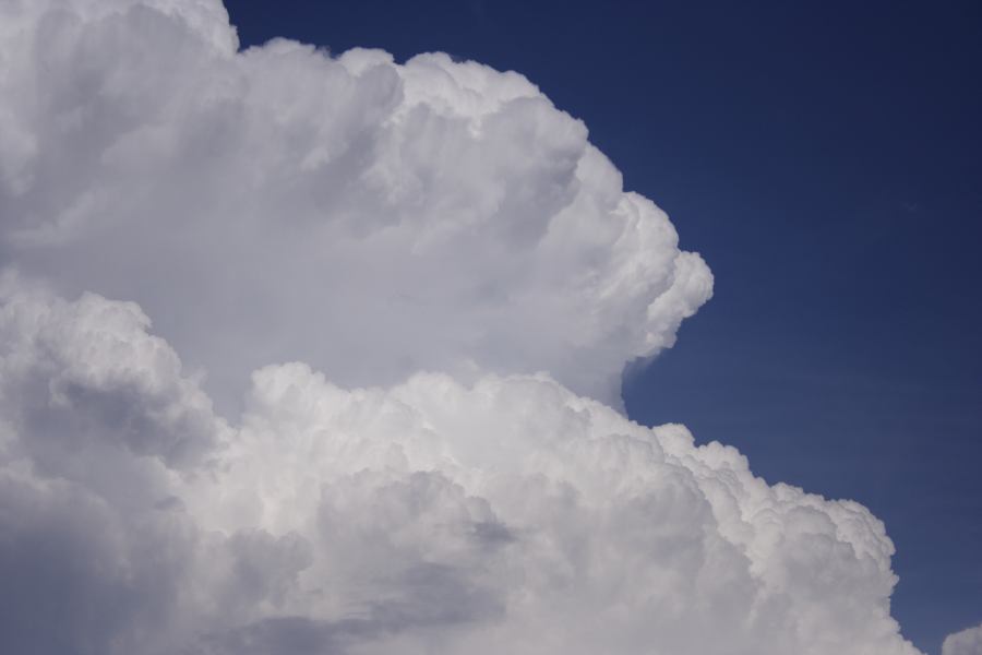 anvil thunderstorm_anvils : S of Cherry Tree Hill, NSW   3 February 2007