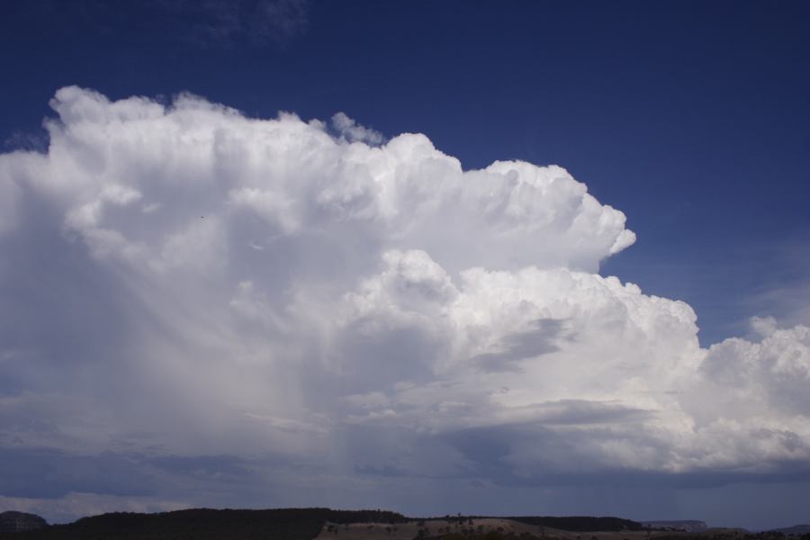 thunderstorm cumulonimbus_incus : S of Cherry Tree Hill, NSW   3 February 2007