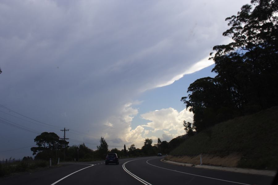 cumulonimbus supercell_thunderstorm : near Lithgow, NSW   7 February 2007