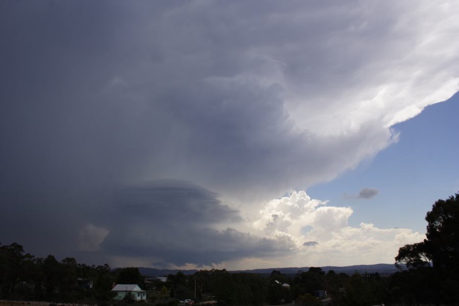 anvil thunderstorm_anvils : near Lithgow, NSW   7 February 2007