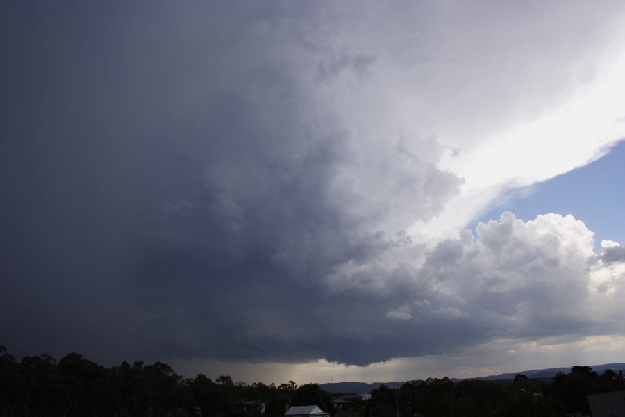 cumulonimbus supercell_thunderstorm : near Lithgow, NSW   7 February 2007