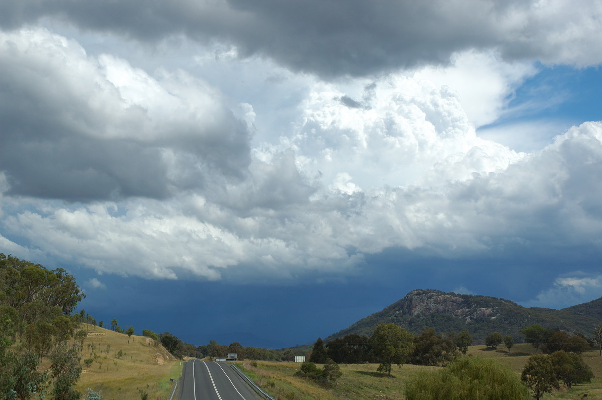 updraft thunderstorm_updrafts : S of Tenterfield, NSW   10 February 2007