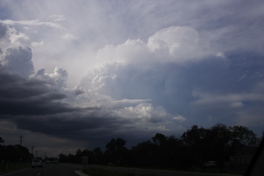 thunderstorm cumulonimbus_incus : Vineyard, NSW   19 February 2007