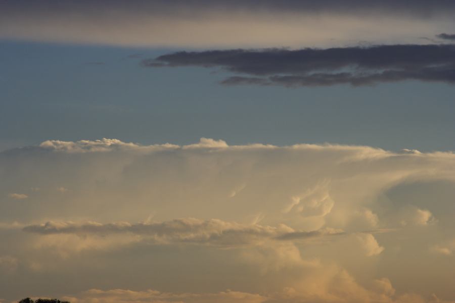 anvil thunderstorm_anvils : Schofields, NSW   22 February 2007