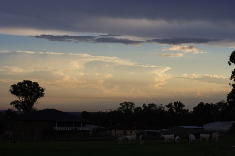 thunderstorm cumulonimbus_incus : Schofields, NSW   22 February 2007