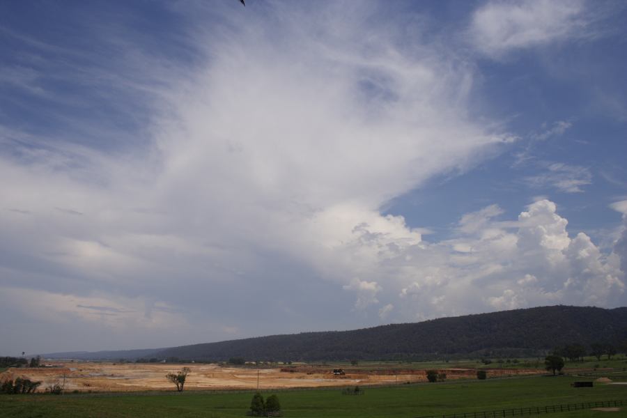 thunderstorm cumulonimbus_incus : Castlereagh, NSW   24 February 2007