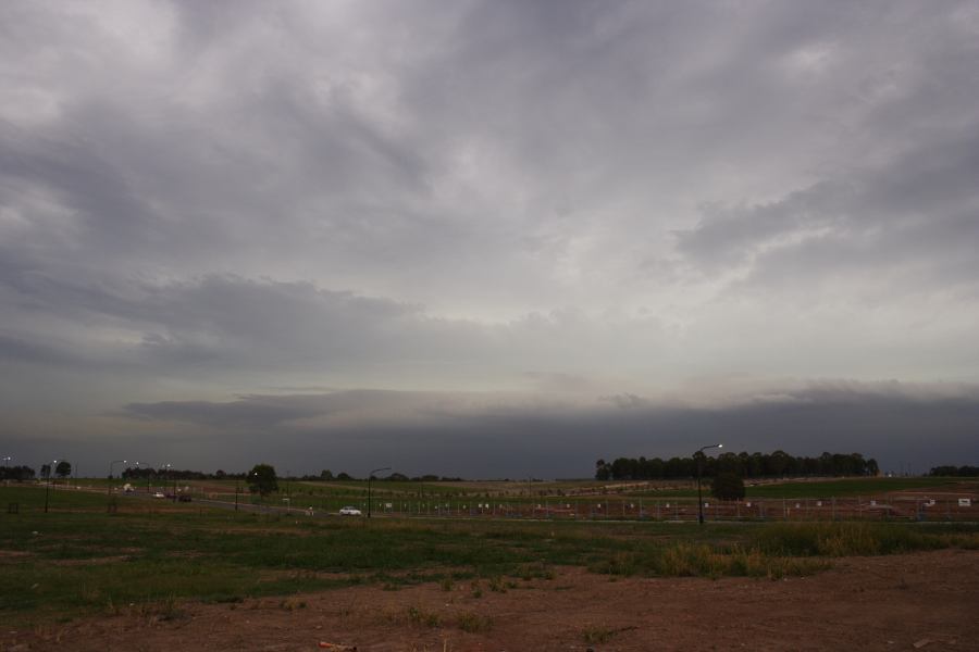 cumulonimbus thunderstorm_base : Parklea, NSW   24 February 2007