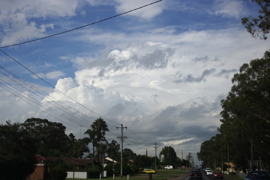 thunderstorm cumulonimbus_incus : Windsor, NSW   28 February 2007