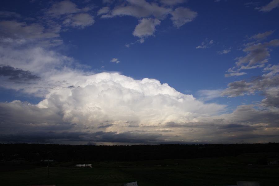 thunderstorm cumulonimbus_incus : Schofields, NSW   28 February 2007