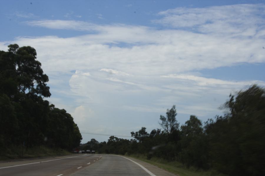 thunderstorm cumulonimbus_incus : near Morisset, NSW   4 March 2007